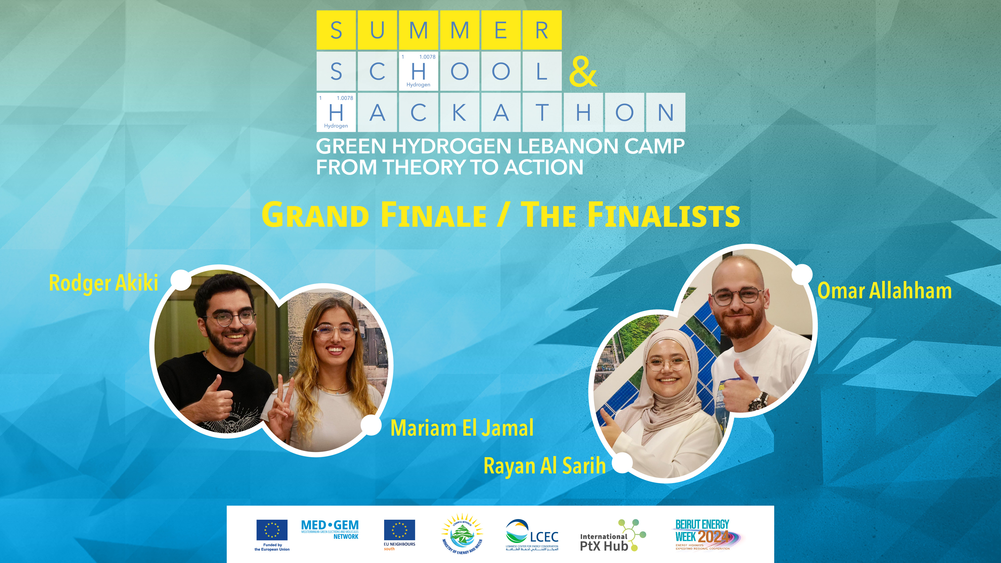 Finalists of the GH2 Lebanon Hackathon