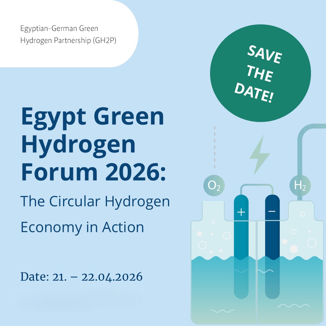 The Egypt Green Hydrogen Forum 2026, held in Cairo under the Egyptian-German Green Hydrogen Partnership (GH2P), implemented by GIZ and supported by the German-Arab Chamber of Industry and Commerce (AHK Egypt), brought together policymakers, industry leaders and experts to accelerate the transition from ambition to implementation in the hydrogen sector.
