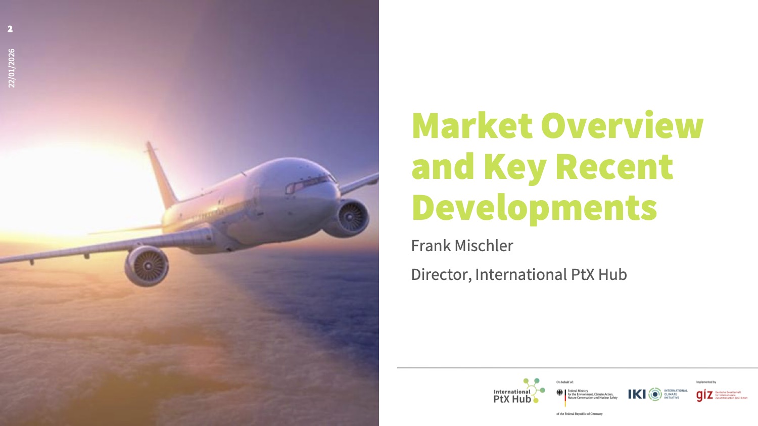 Frank Mischler, Director of the International Power-to-X Hub,