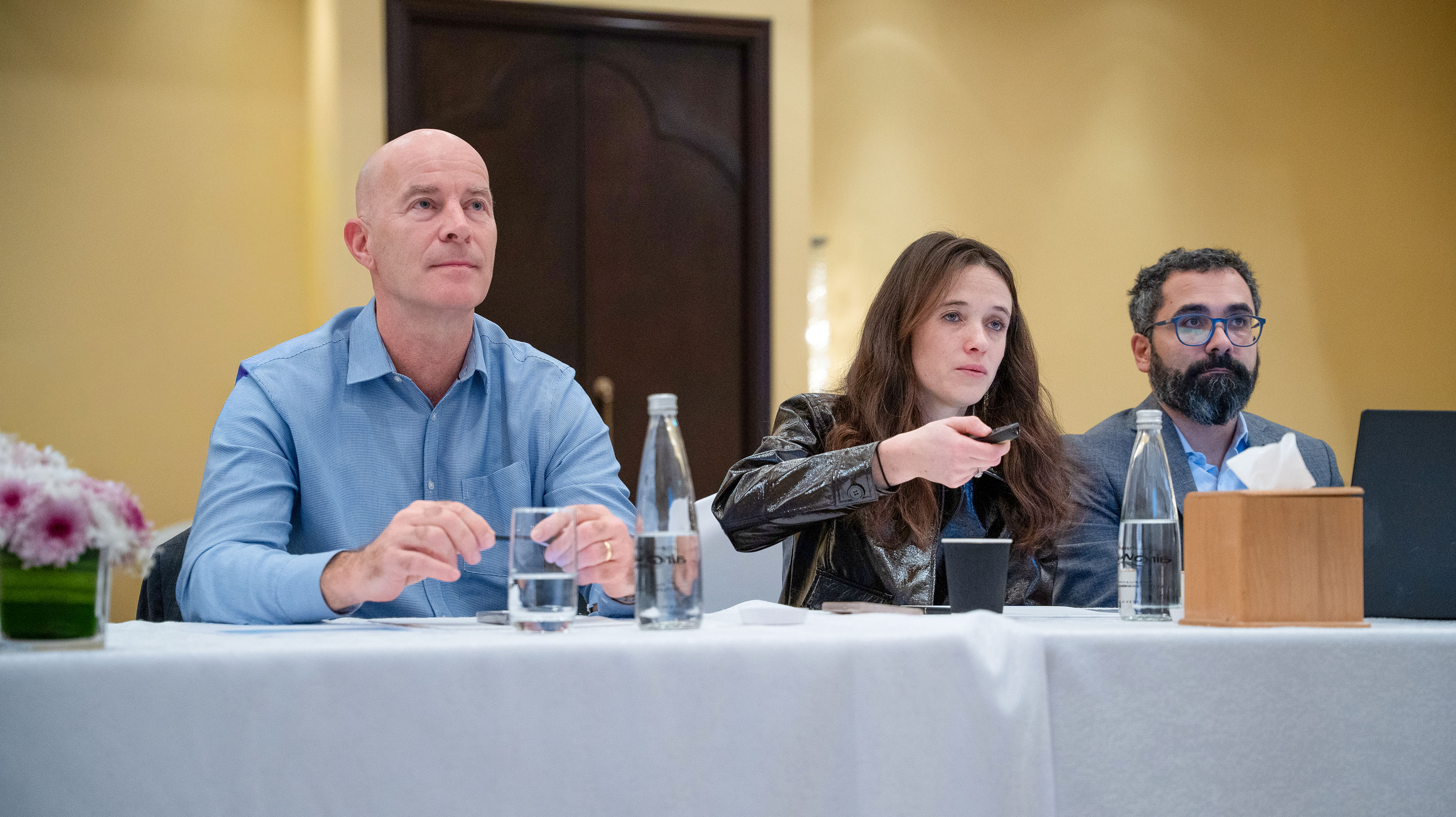 Tiziana de Harlez, Touffik Rizkallah and Frank Wouters