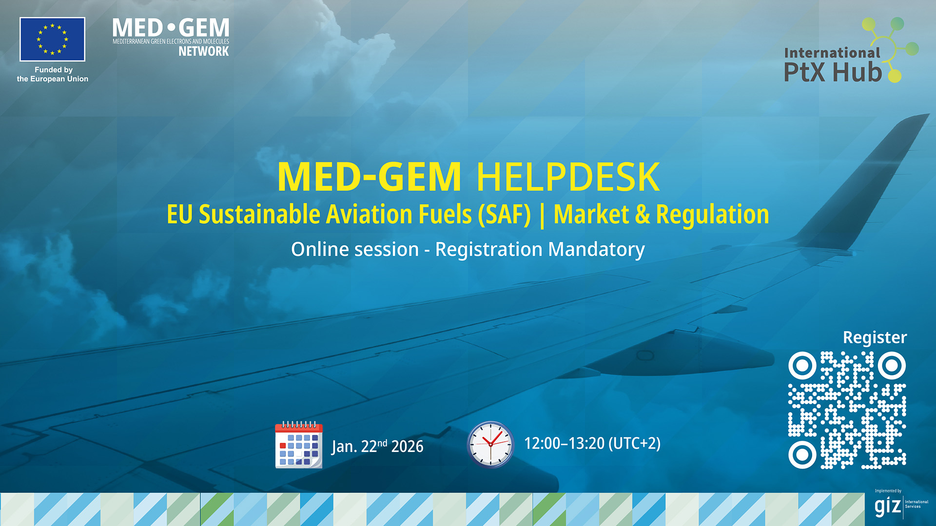 Sustainable Aviation Fuels (SAF) Info Session poster
