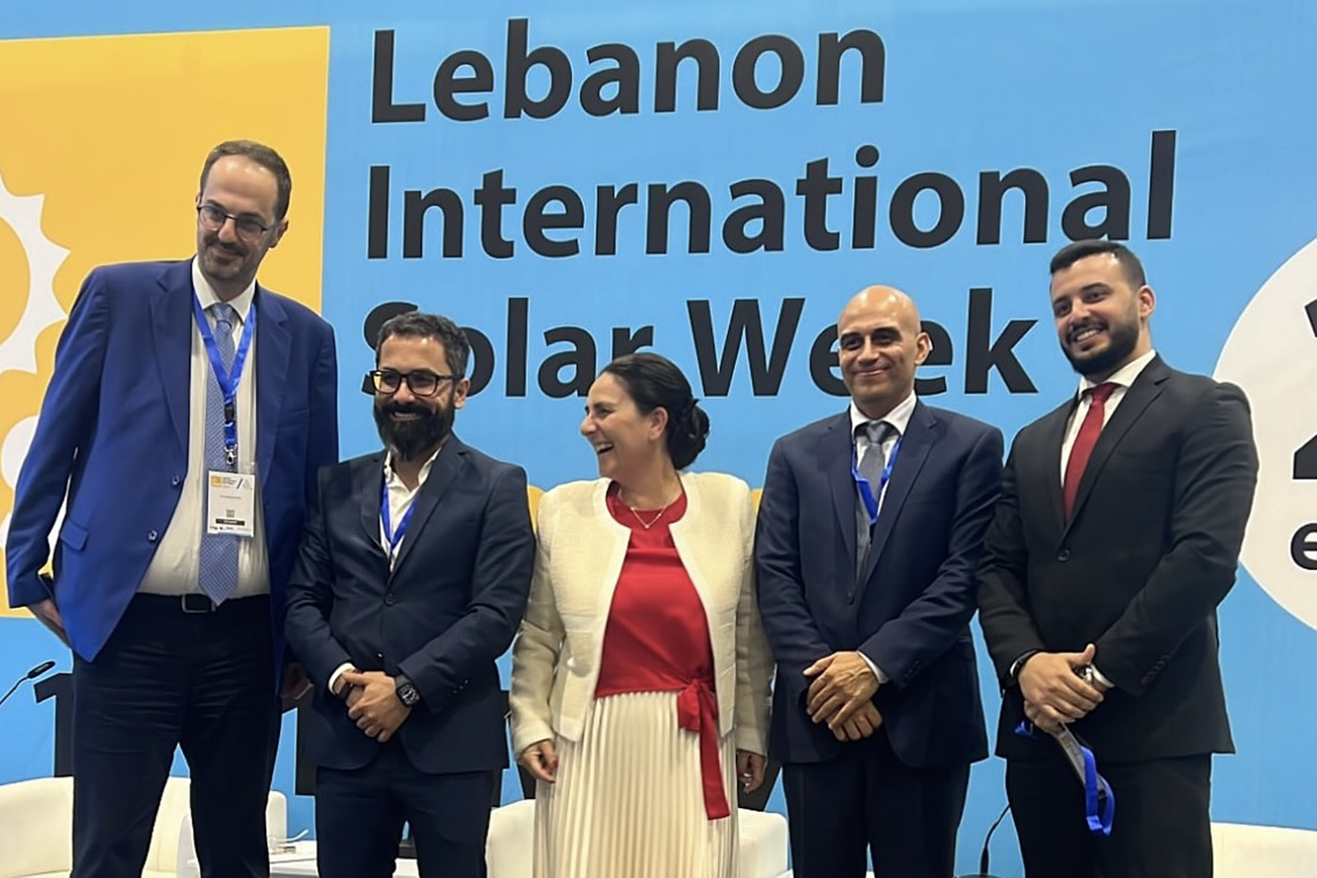 Group photo at the Lebanon International Solar Week