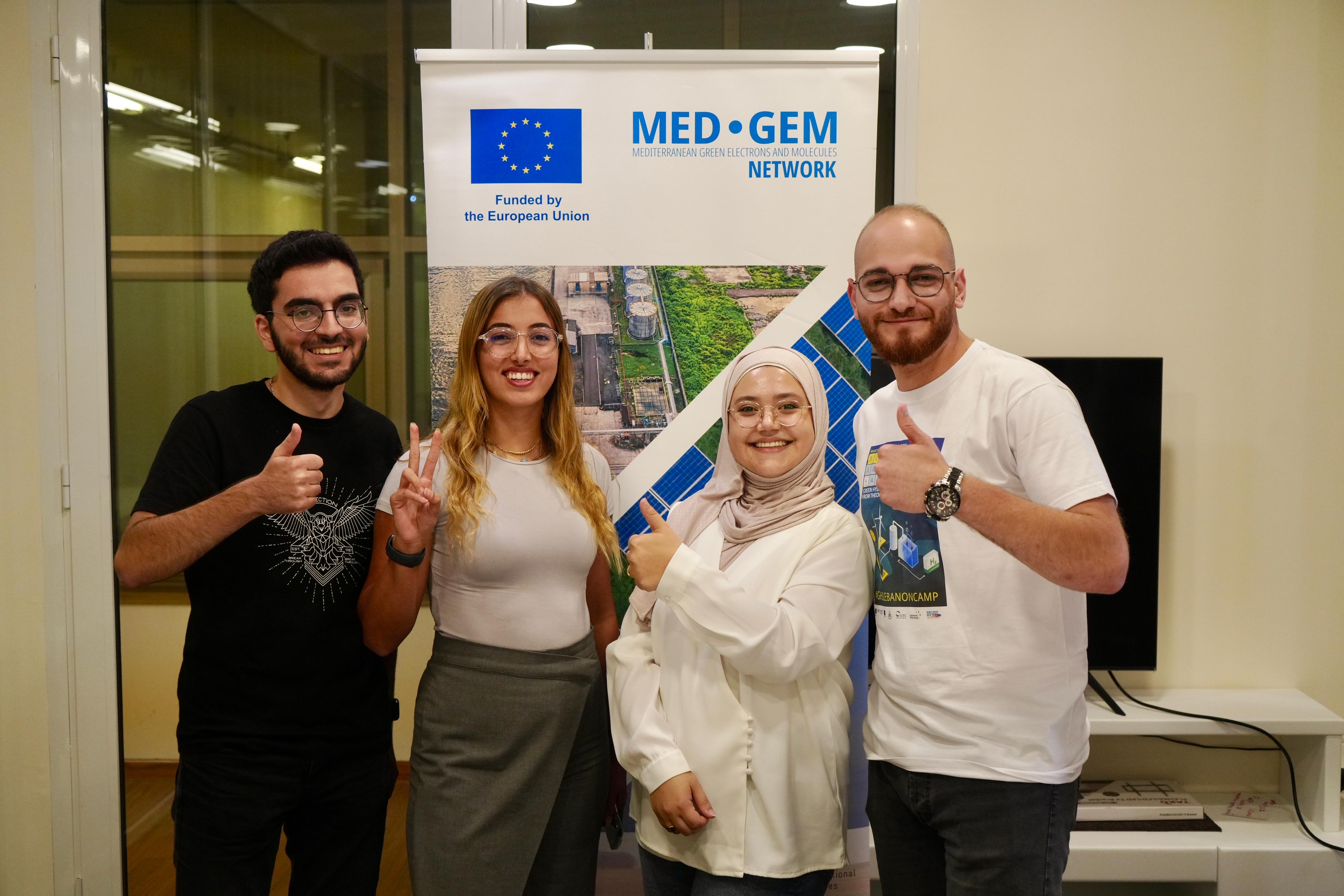 Les deux équipes finalistes du GH2 Hackathon Liban