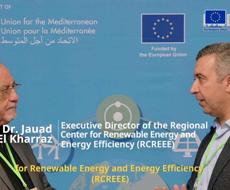 En interview avec Dr Mustapha El Taoumi lors de la premiere semaine Verte Mediterrannée de l’Union pour la Méditerranéenne, Dr. Jauad El Kharraz, directeur exécutif du Centre régional pour les énergies renouvelables et l'efficacité énergétique (RCREEE), souligne les avancées significatives et les défis auxquels sont confrontés les États arabes dans leur quête d’efficacité énergétique vers des énergies vertes.