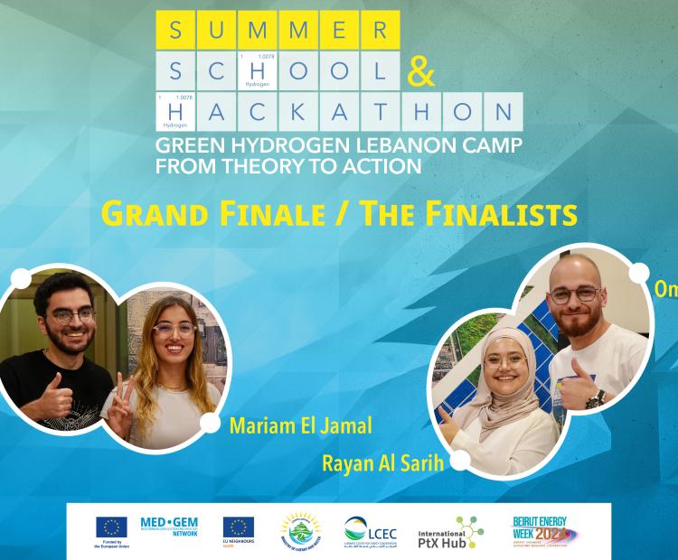 Affiche de la finale du GH2 Hackathon au Liban