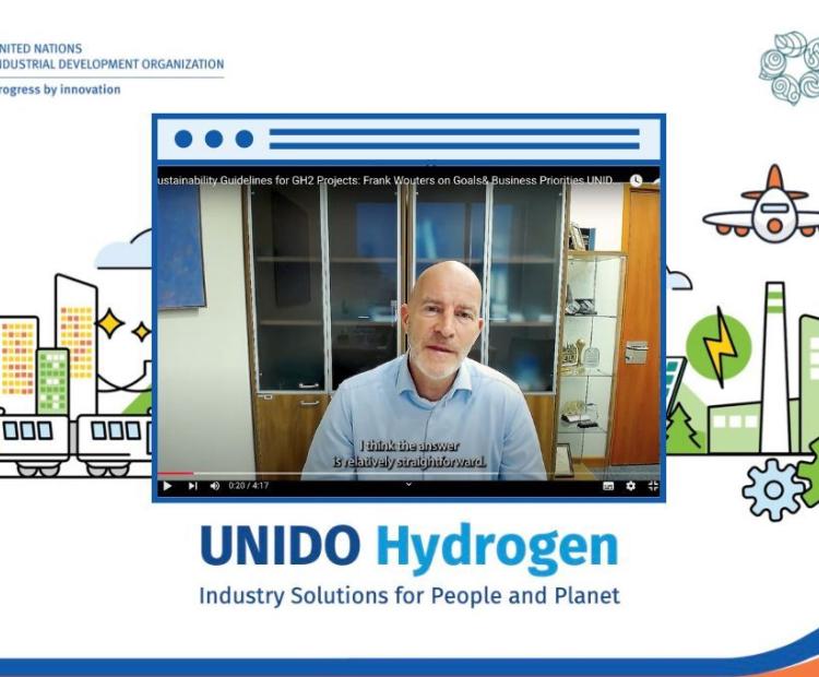 COP29 - UNIDO | Frank Wouters : "Sustainability Guidelines for Large-Scale Hydrogen Projects: A Private Sector Perspective"