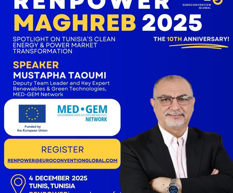 Tunisia’s Solar Bet Pays Off. MED-GEM at Renpower Maghreb 2025