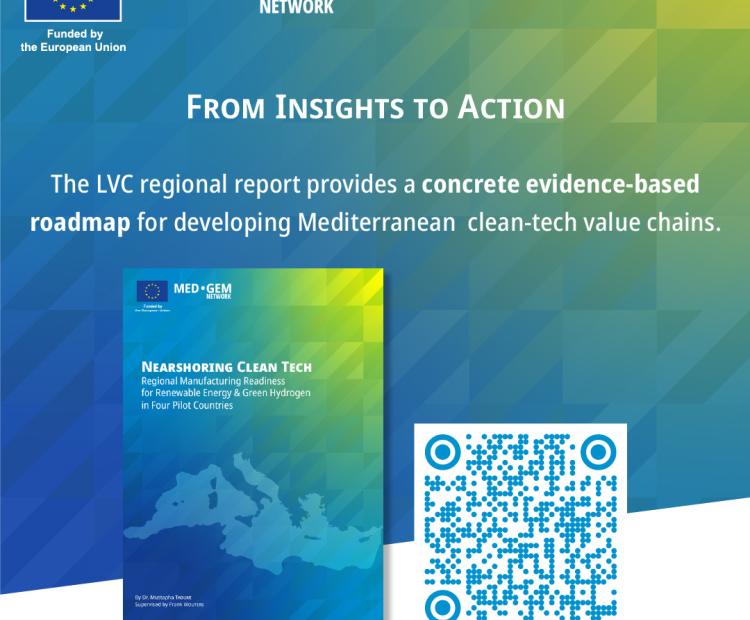 MED-GEM Network’s new “Nearshoring Clean Tech – Local Value Creation (LVC) regional analysis” 