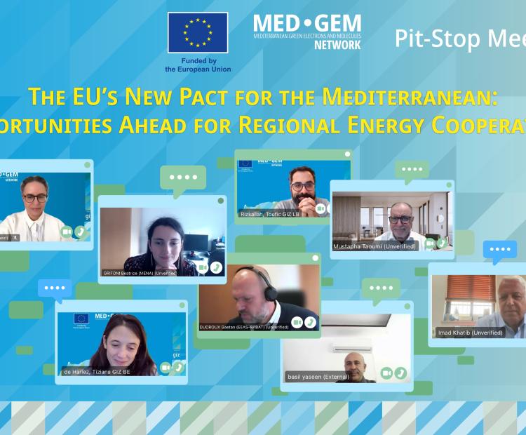 Pitstop MED-GEM Pitstop Meeting #4 13 November 2025 - Online