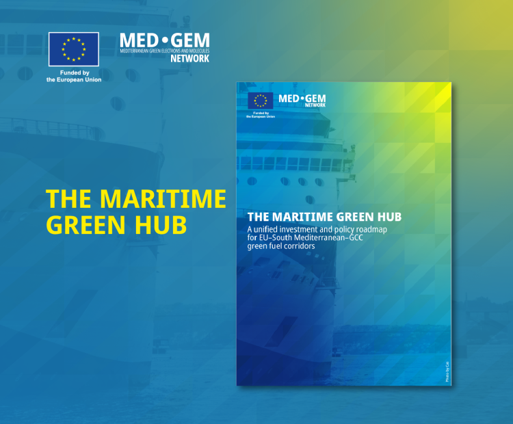 The Maritime Green Hub: A unified investment and policy roadmap for EU–South Mediterranean–GCC green fuel corridors. By Dr. Mustapha Taoumi
