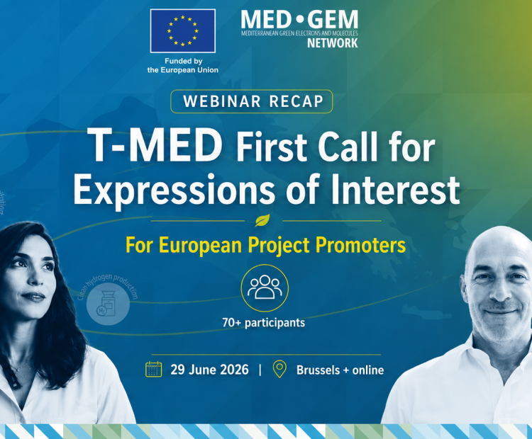 T-MED: the first Call for Expressions of Interest for European Project Promoters is open