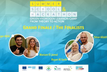 Affiche de la finale du GH2 Hackathon au Liban