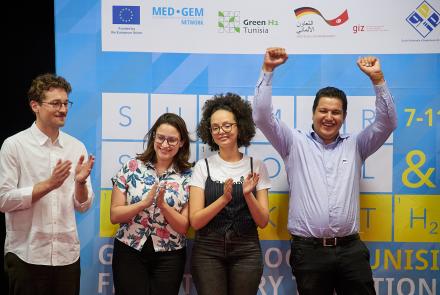 Photo of the winning team