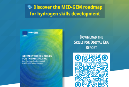 Green Hydrogen Skills for the Digital Era Jobs, Workforce Readiness and AI in MED-GEM Partner Countries