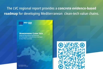 MED-GEM Network’s new “Nearshoring Clean Tech – Local Value Creation (LVC) regional analysis” 