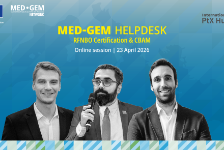 MED-GEM Helpdesk Session | Advancing clarity on RFNBO certification and CBAM