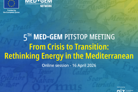 5th MED-GEM Pitstop Meeting