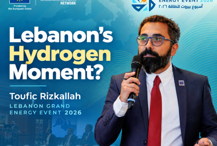 An international partner of the Lebanon Grand Energy Event 2026, the EU-funded MED-GEM Network presented a practical pathway for green hydrogen during the EU Delegation to Lebanon’s session: prioritise renewable electricity, prepare the enabling framework and test industrial applications in the Bekaa.