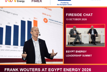 Frank Wouters at Egypt Energy 2026: putting hydrogen to work for energy security