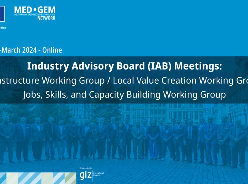 Poster of the IAB Working Groups Meetings