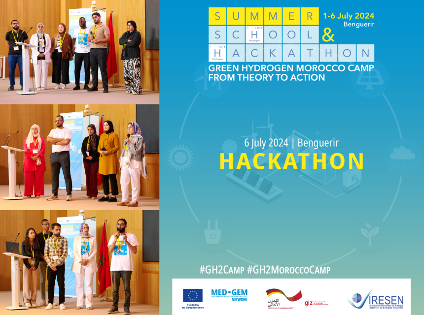 Finalists of the GH2 Morocco Hackathon 