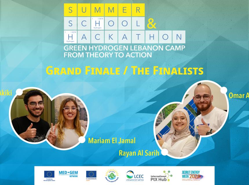 Affiche de la finale du GH2 Hackathon au Liban