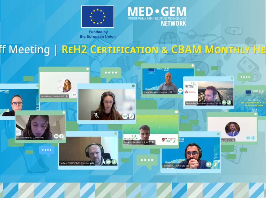 ReH2 Certification & CBAM Helpdesk poster