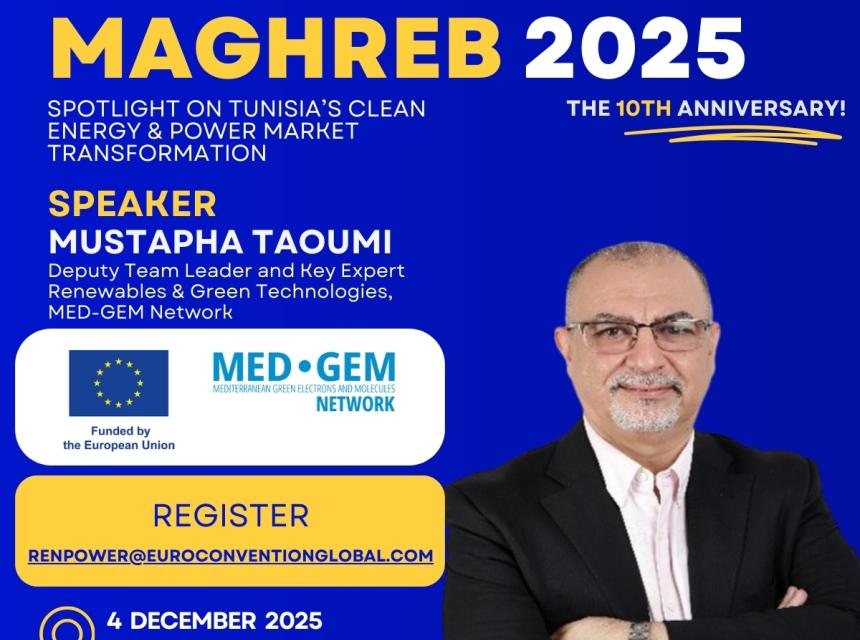 Tunisia’s Solar Bet Pays Off. MED-GEM at Renpower Maghreb 2025