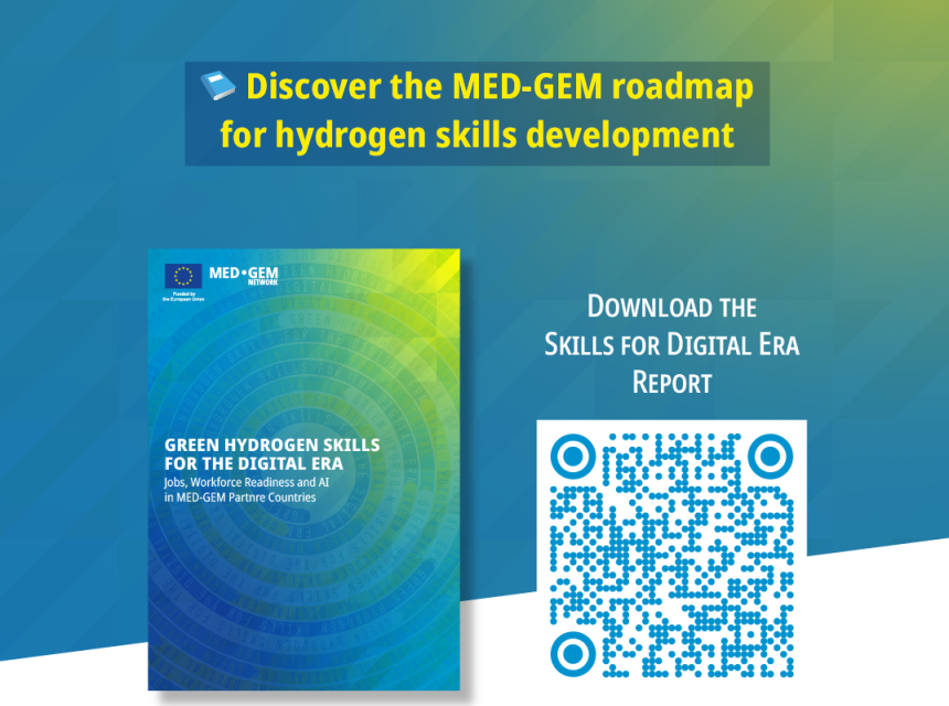 Green Hydrogen Skills for the Digital Era Jobs, Workforce Readiness and AI in MED-GEM Partner Countries