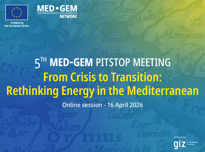 5th MED-GEM Pitstop Meeting