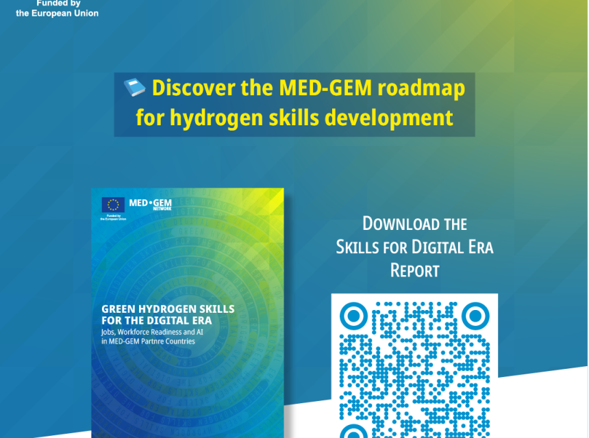 Green Hydrogen Skills for the Digital Era Jobs, Workforce Readiness and AI in MED-GEM Partner Countries