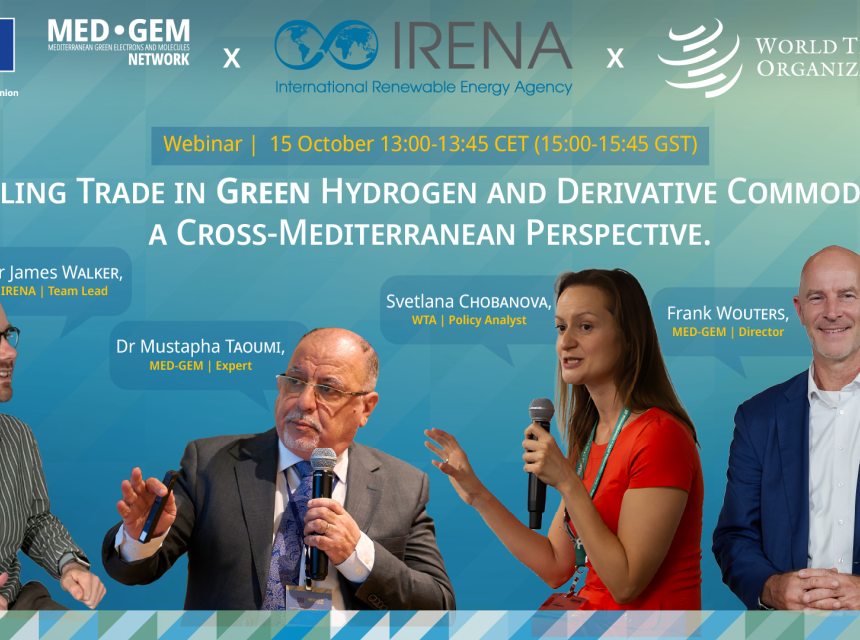 IRENA - WTO - MED-GEM Insights Webinar | 15 October 2025